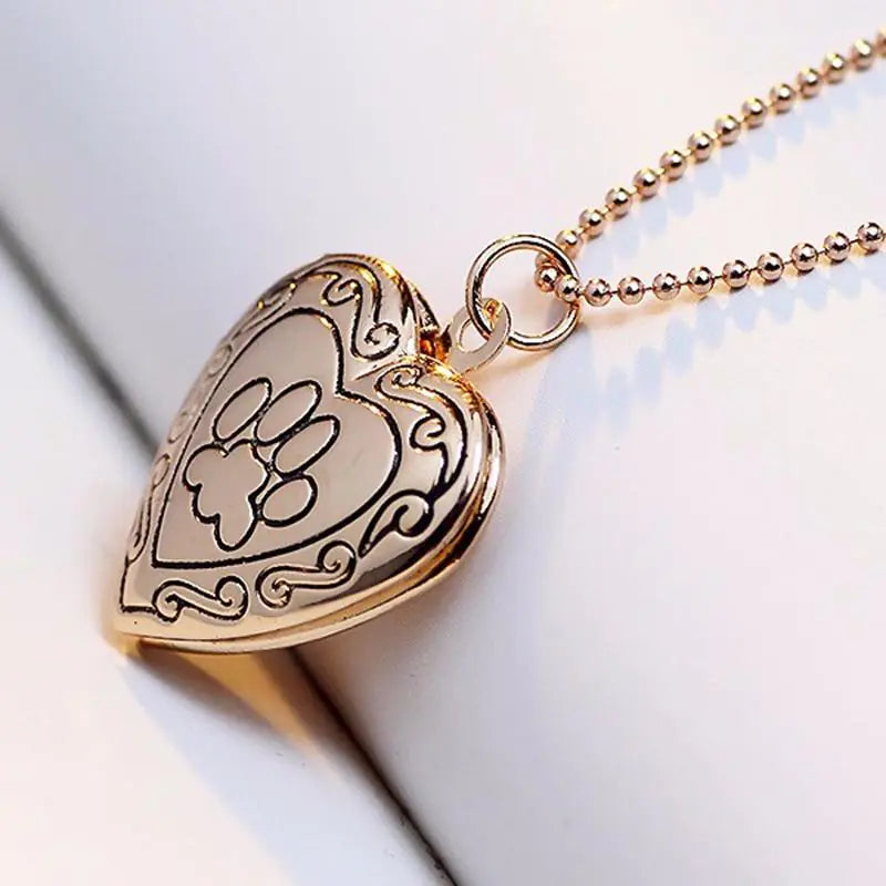 Paw Heart Locket